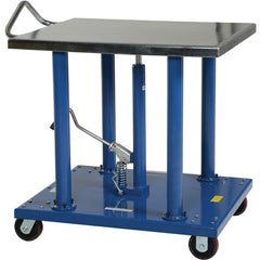 Hydraulic Post Table 2K lb 30 × 36 - Exact Industrial Supply