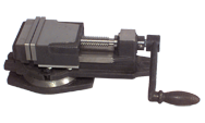 Swivel Base Milling Machine Vise - 5-7/8" Jaw Width - Benchmark Tooling