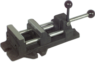 Quick-Set Adjustable Drill Press Vise - 3" Jaw Width - Benchmark Tooling