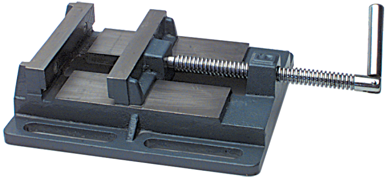 Drill Press Vise with Slotted Base - 4" Jaw Width - Benchmark Tooling