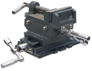 2-Way Cross Slide Vise - Model #TCV4- 4" Jaw Width - Benchmark Tooling