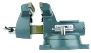 748A, 740 Series Mechanics Vise - Swivel Base, 8" Jaw Width, 8-1/4" Jaw Opening, 4-3/4" Throat Depth - Benchmark Tooling