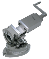 3-Axis Precision Tilting Vise 6" Jaw Width, 1-3/4" Depth - Benchmark Tooling