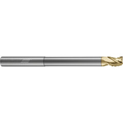 ‎3 Flute - Corner Radius - 35 Degree Helix - 0.1250″ (1/8) Cutter DIA × 0.1250″ (1/8) Shank DIA × 0.0100″ Radius × 0.1563″ (5/32) LOC × 3.0000″ (3) OAL × 0.6250″ (5/8) Reach - ZPLUS Coated