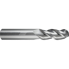 ‎3 Flute - Ball - 40 Degree Helix - 1.0000″ (1) Cutter DIA × 1.0000″ (1) Shank DIA × 0.5000″ (1/2) Radius × 4.2500″ (4-1/4) LOC × 7.0000″ (7) OAL  - Uncoated