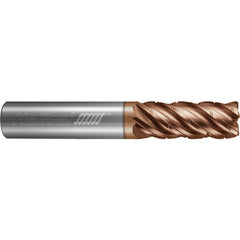 ‎5 Flute - Corner Radius - 0.1875″ (3/16) Cutter DIA × 0.1875″ (3/16) Shank DIA × 0.0100″ Radius × 1.0000″ (1) LOC × 2.5000″ (2-1/2) OAL  - TPLUS Coated