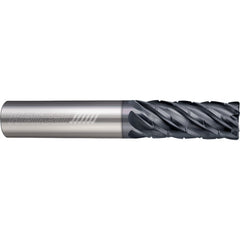‎6 Flute - Corner Radius - 0.1875″ (3/16) Cutter DIA × 0.1875″ (3/16) Shank DIA × 0.0100″ Radius × 0.7500″ (3/4) LOC × 2.5000″ (2-1/2) OAL  - APLUS Coated