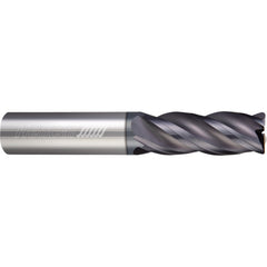 ‎4 Flute - Corner Radius - 1.0000″ (1) Cutter DIA × 1.0000″ (1) Shank DIA × 0.0600″ Radius × 2.0000″ (2) LOC × 4.5000″ (4-1/2) OAL  - APLUS Coated