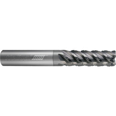 ‎5 Flute - Corner Radius - 0.1875″ (3/16) Cutter DIA × 0.2500″ (1/4) Shank DIA × 0.0300″ Radius × 0.3750″ (3/8) LOC × 2.5000″ (2-1/2) OAL  - NPLUS Coated