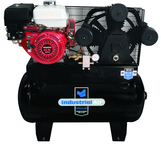 30 Gal. Two Stage Air Compressor, 9HP Gas, Truck Mount - Benchmark Tooling