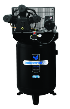 60 Gal. Single Stage Air Compressor, Vertical, Super Hi-Flo, 155 PSI - Benchmark Tooling