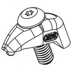 CM236R ASSY SGL SCR CLAMP HRDWRE - Benchmark Tooling