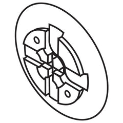 470.241 Shower Head Coolant Plate for Mlg Cutter - Benchmark Tooling