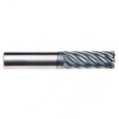 6mm x 6mm x 24mm x 75mm x 7 Flute  0,5mmR 4xD Pow-R-Path Mill AlCRNX Coated-Series IPT7-CR - Benchmark Tooling
