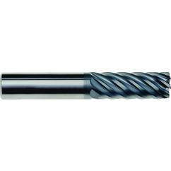 3/8 x 3/8 x 1-1/8 x 3 x .030 Rad 9 Flute End Mill IPT9-AlCrNX Coated - Benchmark Tooling