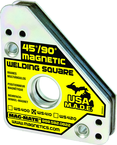 Magnetic Welding Square - Covered Heavy Duty - 3-3/4 x 3/4 x 4-3/8'' (L x W x H) - 75 lbs Holding Capacity - Benchmark Tooling