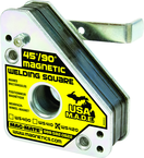Magnetic Welding Square - Extra Heavy Duty - 3-3/4 x 1-1/2 x 4-3/8'' (L x W x H) - 150 lbs Holding Capacity - Benchmark Tooling
