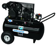 20 Gal. Single Stage Air Compressor, Horizontal, Cast Iron, 135 PSI - Benchmark Tooling