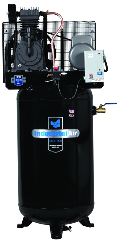 80 Gal Two Stage Air Compressor, Vertical, 175 PSI - Benchmark Tooling