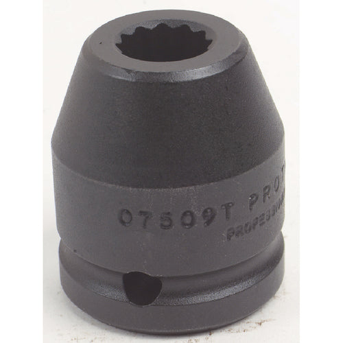 ‎Proto 3/4″ Drive Impact Socket 1″ - 12 Point - Benchmark Tooling