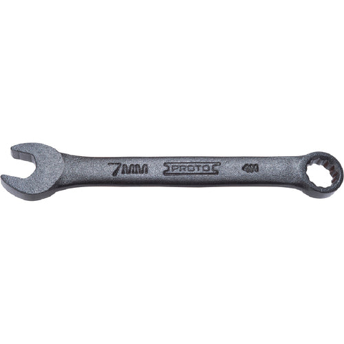 ‎Proto Black Oxide Metric Short Combination Wrench 7 mm - 12 Point - Benchmark Tooling