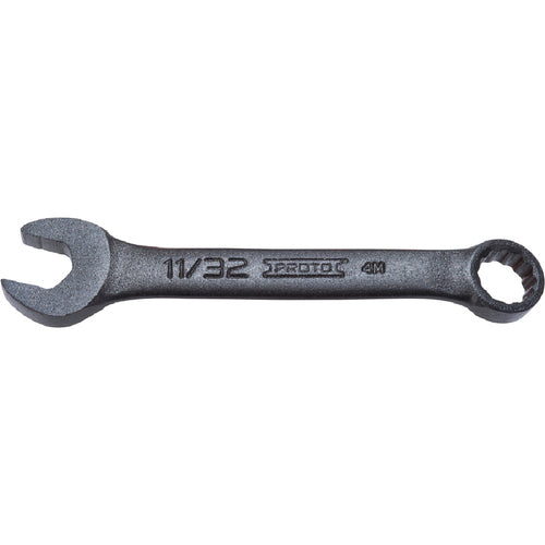 ‎Proto Black Oxide Short Combination Wrench 11/32″ - 12 Point - Benchmark Tooling