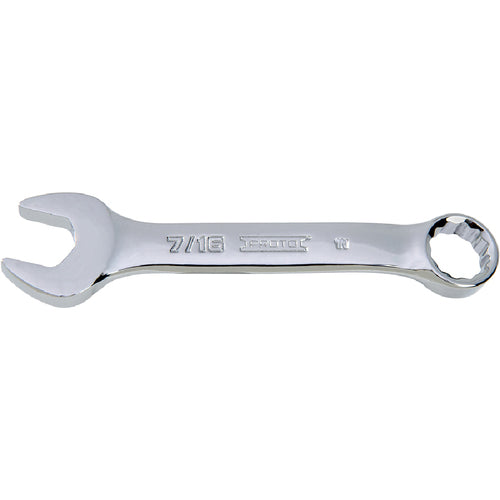‎Proto Full Polish Short Combination Wrench 7/16″ - 12 Point - Benchmark Tooling