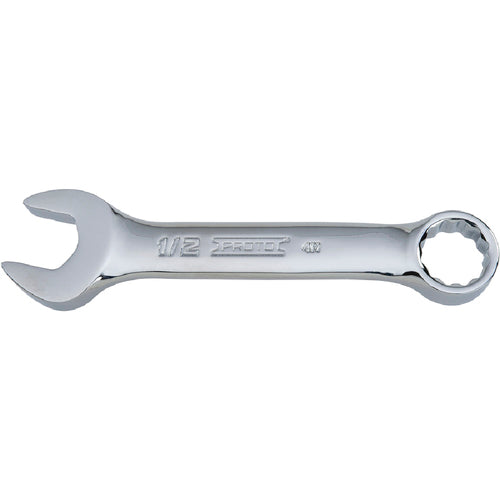 ‎Proto Full Polish Short Combination Wrench 1/2″ - 12 Point - Benchmark Tooling