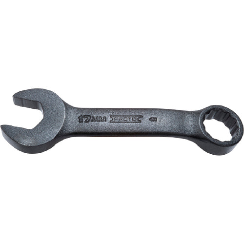 ‎Proto Black Oxide Metric Short Combination Wrench 17 mm - 12 Point - Benchmark Tooling