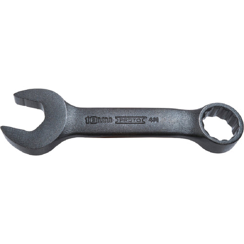 ‎Proto Black Oxide Metric Short Combination Wrench 18 mm - 12 Point - Benchmark Tooling
