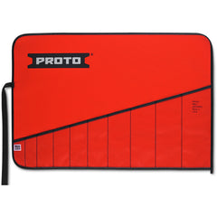 Proto Red Canvas 10-Pocket Tool Roll - Benchmark Tooling