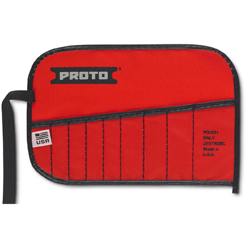 Proto Red Canvas 9-Pocket Tool Roll - Benchmark Tooling