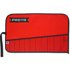 Proto Red Canvas 11-Pocket Tool Roll - Benchmark Tooling