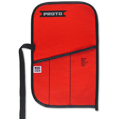 Proto Red Canvas 3-Pocket Tool Roll - Benchmark Tooling