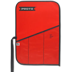 Proto Red Canvas 3-Pocket Tool Roll - Benchmark Tooling