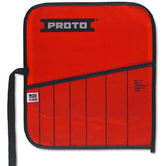 Proto Red Canvas 7-Pocket Tool Roll - Benchmark Tooling