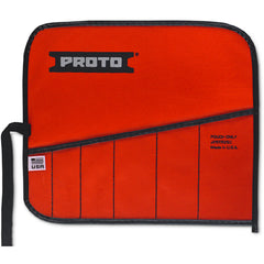 Proto Red Canvas 6-Pocket Tool Roll - Benchmark Tooling