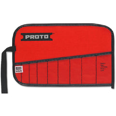 Proto Red Canvas 9-Pocket Tool Roll - Benchmark Tooling