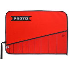 Proto Red Canvas 10-Pocket Tool Roll - Benchmark Tooling