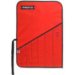 Proto Red Canvas 7-Pocket Tool Roll - Benchmark Tooling