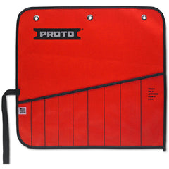 Proto Red Canvas 9-Pocket Tool Roll - Benchmark Tooling