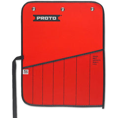 Proto Red Canvas 7-Pocket Tool Roll - Benchmark Tooling