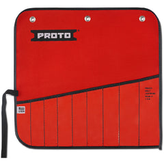 Proto Red Canvas 9-Pocket Tool Roll - Benchmark Tooling