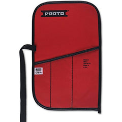 Proto Red Canvas 3-Pocket Tool Roll - Benchmark Tooling