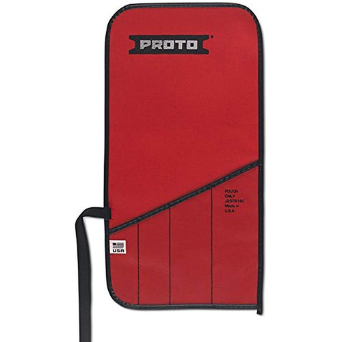 Proto Red Canvas 4-Pocket Tool Roll - Benchmark Tooling