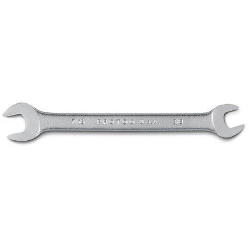 Proto Satin Open-End Wrench - 3/8″ × 7/16″ - Benchmark Tooling