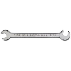 Proto Short Satin Angle Open-End Wrench - 7/32″ - Benchmark Tooling