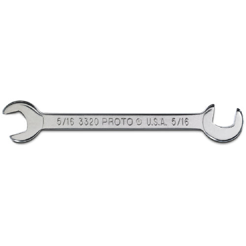 Proto Short Satin Angle Open-End Wrench - 5/16″ - Benchmark Tooling