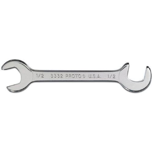 Proto Short Satin Angle Open-End Wrench - 1/2″ - Benchmark Tooling