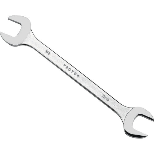 Proto Extra Thin Satin Open-End Wrench - 9/16″ × 5/8″ - Benchmark Tooling